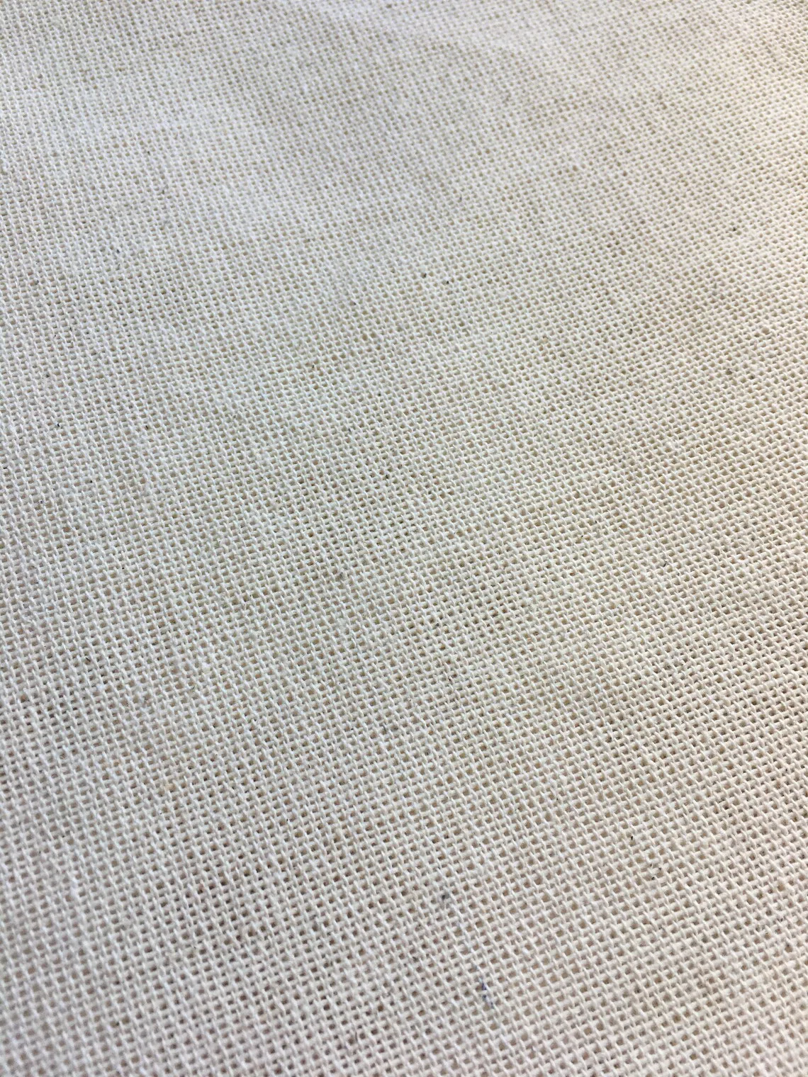 100% Cotton Boho Cushion Cover Linen Look 50x50 cm Plain Cream Beige, Bohemian House Decoration, Pure Cotton Cushions Zipped