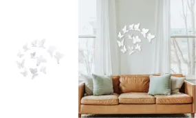 12Pcs Wall Stickers Hollow Out Butterfly Shape Wall Decal 3D Cut-out 12Pcs Wall Stickers Hollow Out Butterfly Shape Wall Decal 3D Cut-out