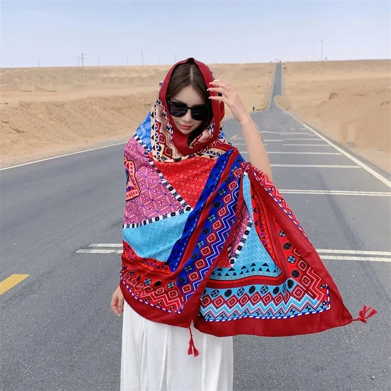 17 Styles 90x180cm Travel Beach Sunscreen Scarve Bikini Large Shawl Sarong Wrap Scarf Women Brazilian Swimsuit Bathing Cover-ups