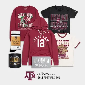 2024 Texas A&M Platinum Football Box 2024 Texas A&M Platinum Football Box
