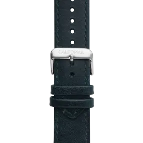 22mm Leather Navy Silver 22mm Leather Navy Silver