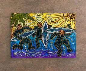3 Surfers Cutting Board 3 Surfers Cutting Board