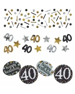 40th Sparkling Celebration Confetti 34g 40th Sparkling Celebration Confetti 34g