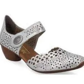 43753-90 Silver Metallic Mary Jane 43753-90 Silver Metallic Mary Jane