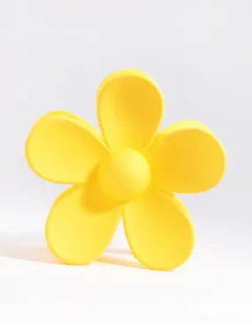 90s Yellow Daisy Flower Claw Clip 90s Yellow Daisy Flower Claw Clip