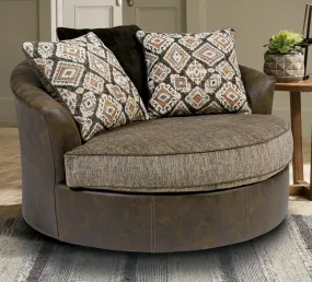 Abalone Oversized Swivel Accent Chair Abalone Oversized Swivel Accent Chair
