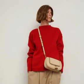 AH Vere Soft Satchel in Buff AH Vere Soft Satchel in Buff