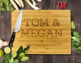 All Caps Bamboo Cutting Board 12x16" All Caps Bamboo Cutting Board 12x16"
