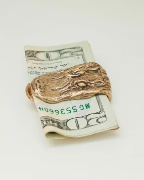 Alligator Bronze Money Clip Alligator Bronze Money Clip