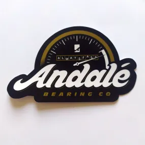 Andale Bearings Skateboard Sticker - 10.5cm across approx Andale Bearings Skateboard Sticker - 10.5cm across approx