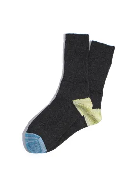 Anonymous Ism 2 Point Crew Sock Charcoal Anonymous Ism 2 Point Crew Sock Charcoal