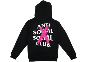 Anti Social Social Club - Cancelled - Hoodie - Black (Pink) Anti Social Social Club - Cancelled - Hoodie - Black (Pink)