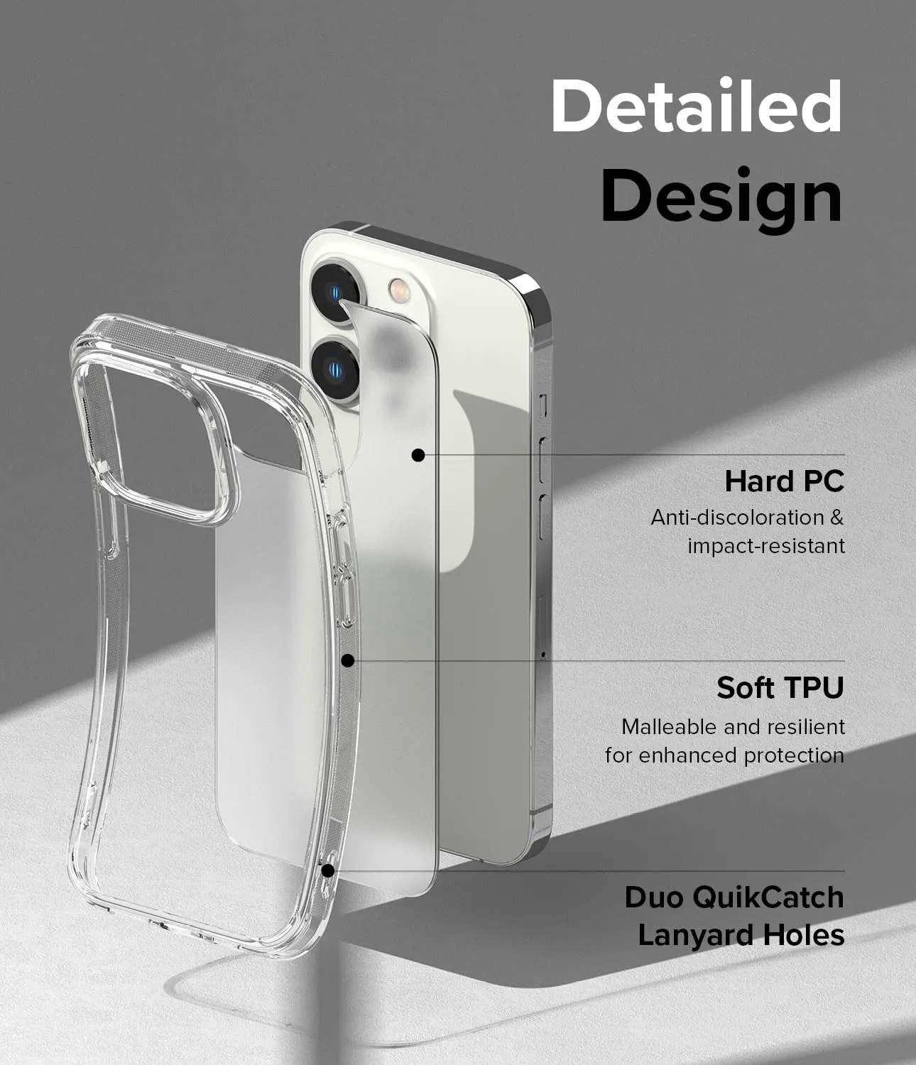 Apple iPhone 14 Pro Back Cover Case | Fusion - Matte Clear