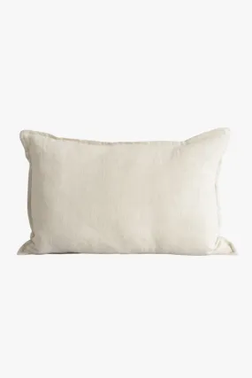 Arcadia Almond Beige Feather Inner 40x60cm Linen Cushion Arcadia Almond Beige Feather Inner 40x60cm Linen Cushion