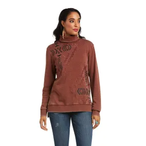 Ariat Women's Cha Cha Slide Cherry Mahogany Sweatshirt 10038058 Ariat Women's Cha Cha Slide Cherry Mahogany Sweatshirt 10038058