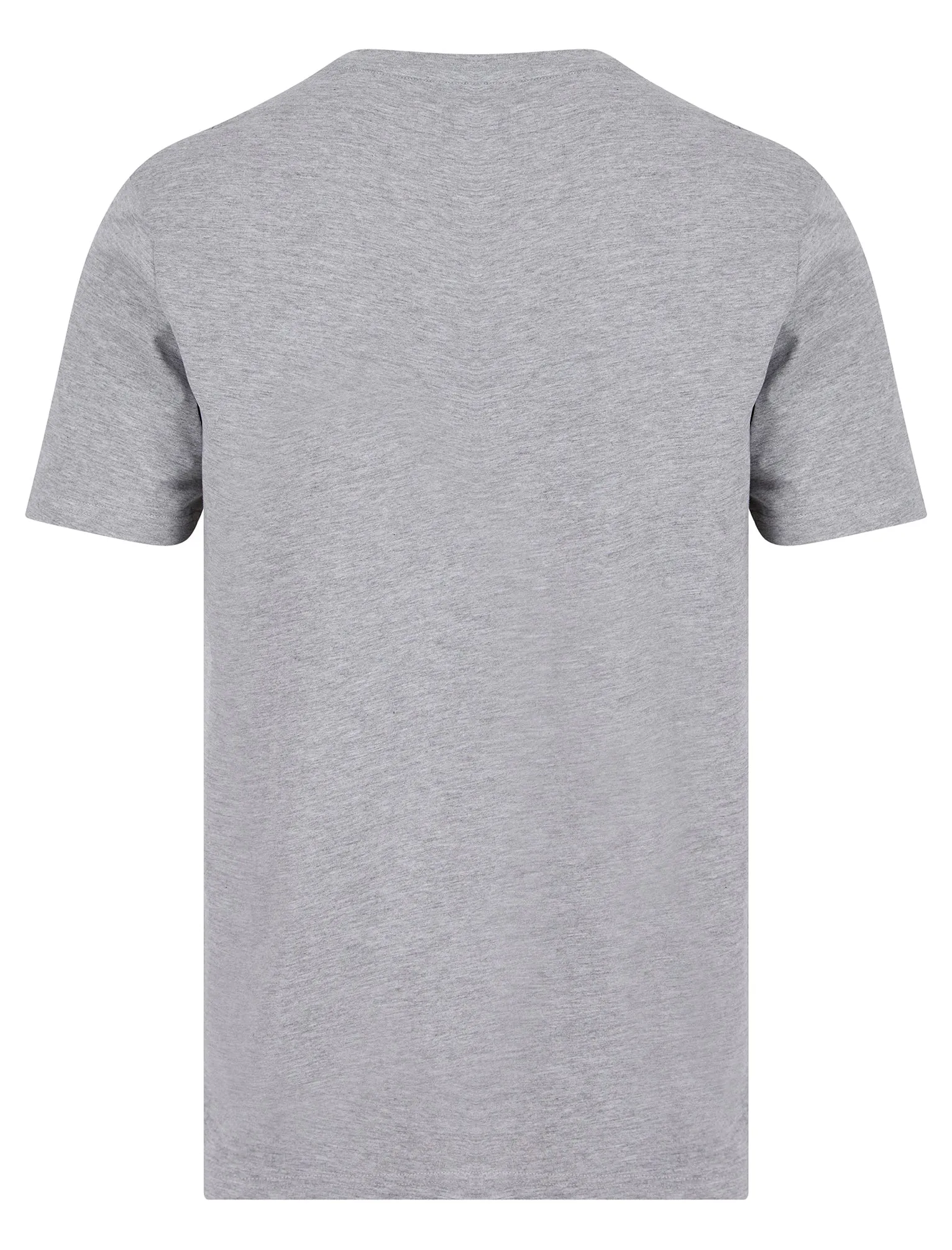 Auto City Motif Cotton Jersey T-Shirt in Light Grey Marl - South Shore