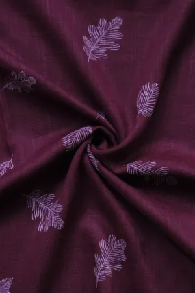 Azra Embossed Hijab - Deep Maroon Azra Embossed Hijab - Deep Maroon