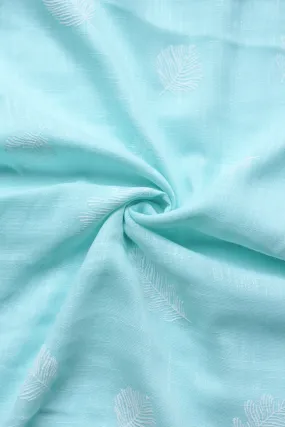 Azra Embossed Hijab - Turquoise Azra Embossed Hijab - Turquoise