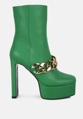 Bambini High Platform Ankle Boots Bambini High Platform Ankle Boots