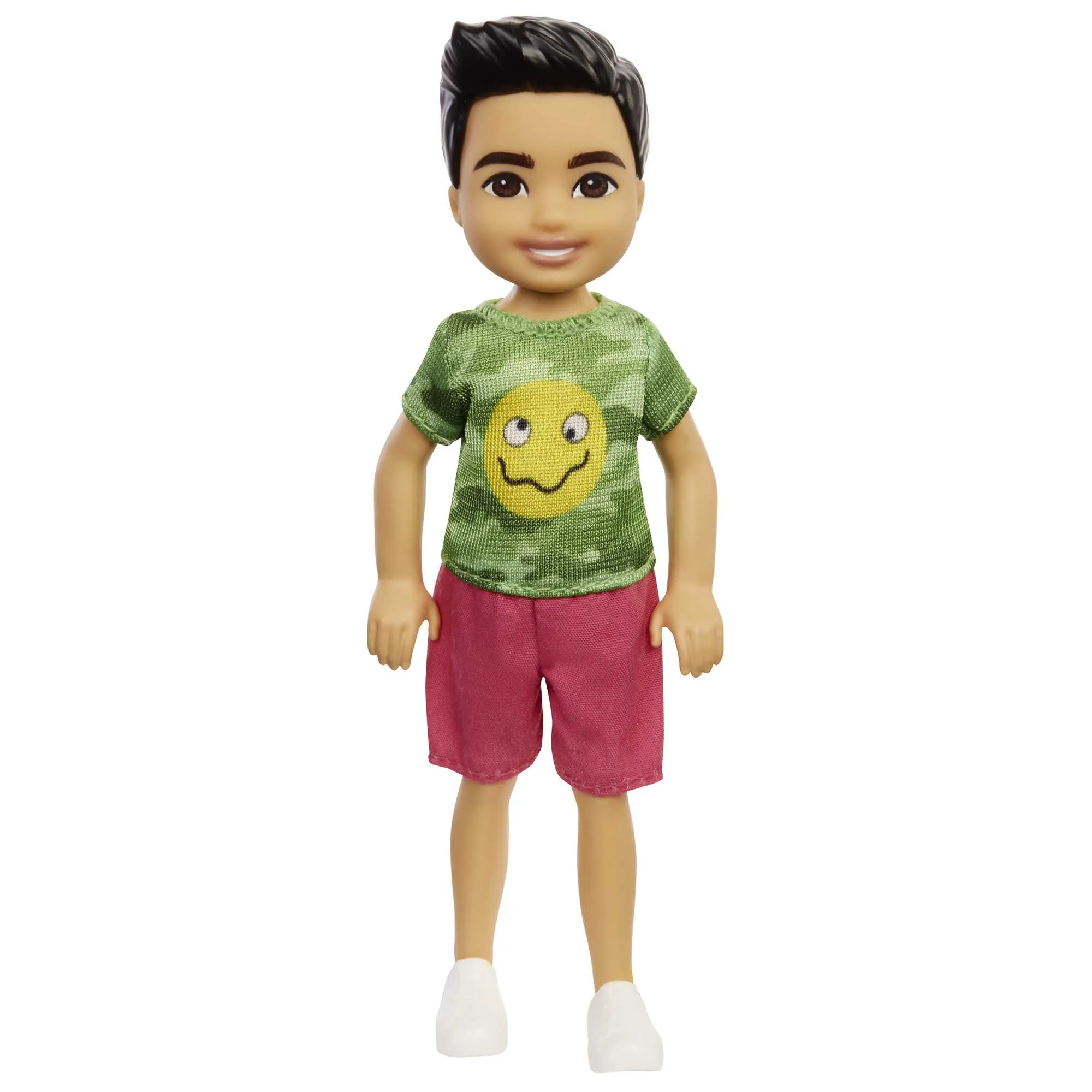 Barbie Chelsea Boy Doll (6-Inch Brunette) Wearing Camo T-Shirt