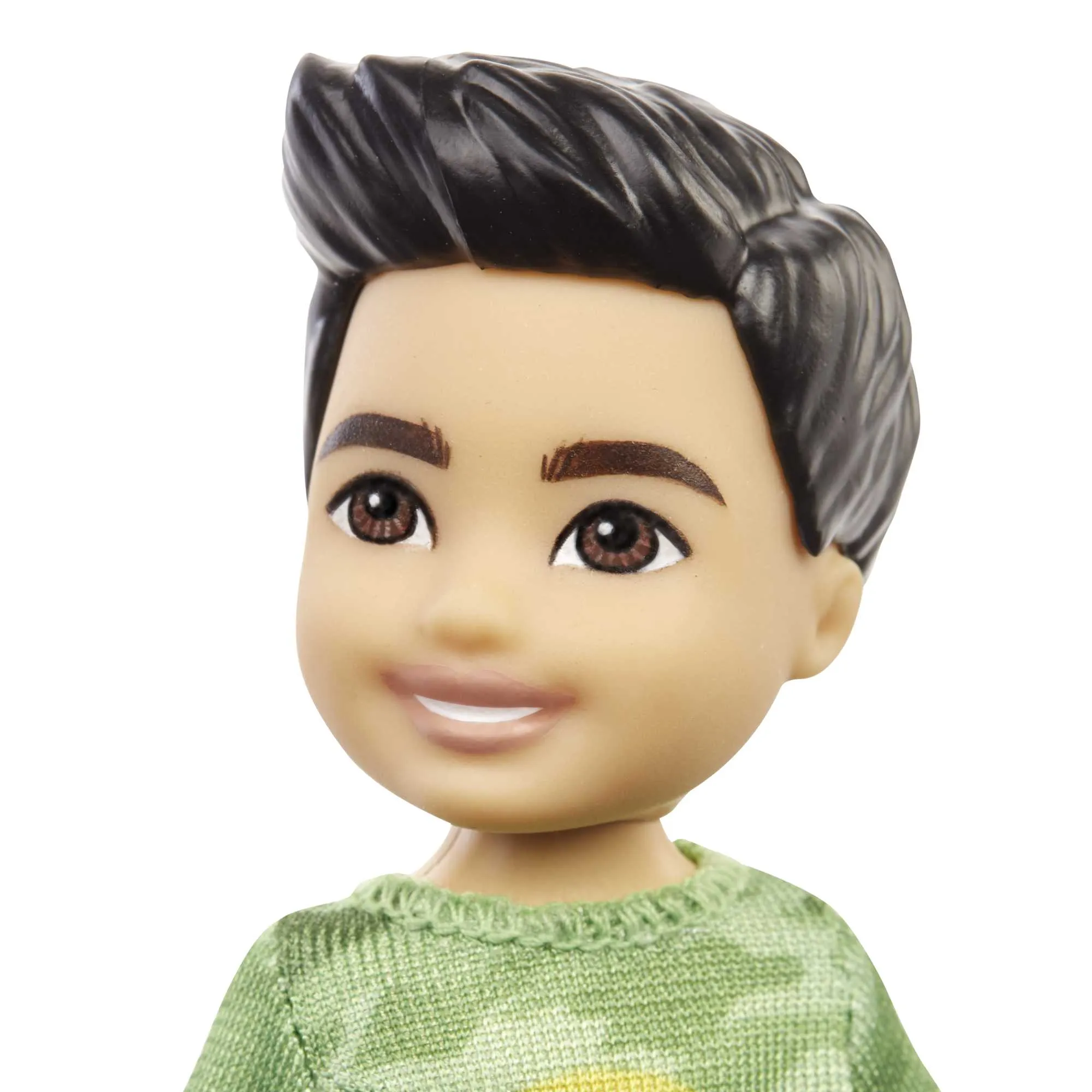 Barbie Chelsea Boy Doll (6-Inch Brunette) Wearing Camo T-Shirt