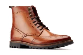 Base London Boone Mens Brogue Lace Up Boot Base London Boone Mens Brogue Lace Up Boot