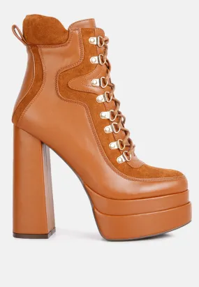 Beamer Faux Leather High Heeled Ankle Boots Beamer Faux Leather High Heeled Ankle Boots