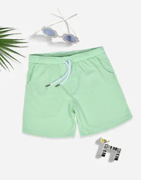 Bermuda Style Premium Summer Short for Boys with Side Pockets-Mint Green Bermuda Style Premium Summer Short for Boys with Side Pockets-Mint Green