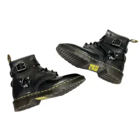 Black Boots Ankle Flats By Dr Martens, Size: 6 Black Boots Ankle Flats By Dr Martens, Size: 6