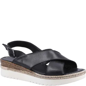 Black Saphira Crossover Wedges Black Saphira Crossover Wedges