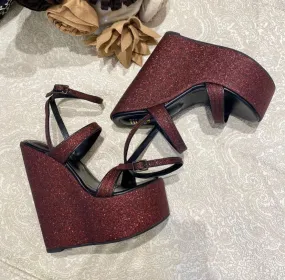 Bold Wedges  (Wedges Heels, Bridal wear Customised ) Bold Wedges  (Wedges Heels, Bridal wear Customised )
