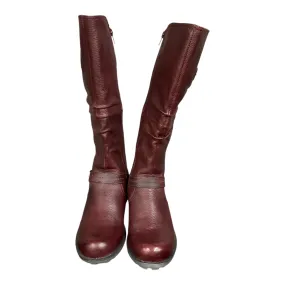 Boots Knee Flats By Earth Origins In Red, Size: 8.5 Boots Knee Flats By Earth Origins In Red, Size: 8.5