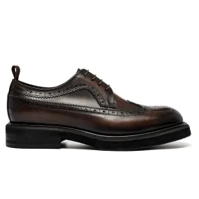 Brown leather brogue shoes for men Brown leather brogue shoes for men