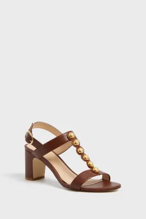Brown Leather Marcy Heels Brown Leather Marcy Heels