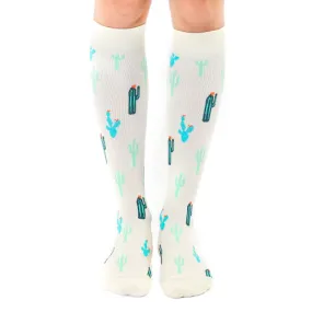 Cactus Compression Knee Socks Cactus Compression Knee Socks