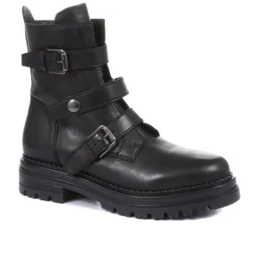Casimira Buckle Biker Boots - CASIMIRA / 320 549 Casimira Buckle Biker Boots - CASIMIRA / 320 549