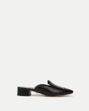 Cecile Leather Cap-Toe Mule Cecile Leather Cap-Toe Mule