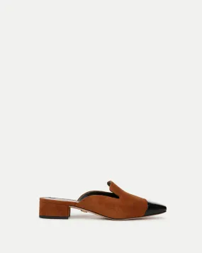 Cecile Suede Cap-Toe Mule Cecile Suede Cap-Toe Mule
