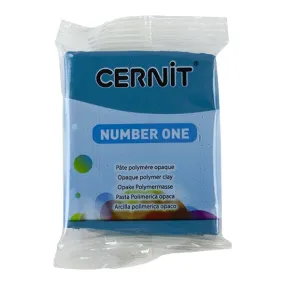 Cernit Number One Polymer Clay - Duck Blue 2oz (56g) block Cernit Number One Polymer Clay - Duck Blue 2oz (56g) block