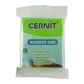 Cernit Number One Polymer Clay - Light Green 2oz (56g) block Cernit Number One Polymer Clay - Light Green 2oz (56g) block