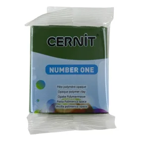 Cernit Number One Polymer Clay - Olive 2oz (56g) block Cernit Number One Polymer Clay - Olive 2oz (56g) block