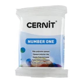 Cernit Number One Polymer Clay - Opaque White 2oz (56g) block Cernit Number One Polymer Clay - Opaque White 2oz (56g) block