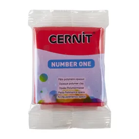 Cernit Number One Polymer Clay - Red 2oz (56g) block Cernit Number One Polymer Clay - Red 2oz (56g) block