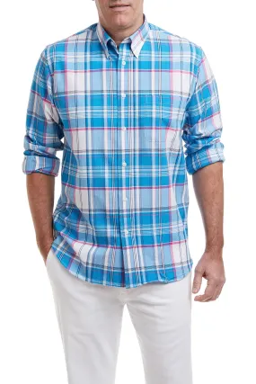 Chase Shirt Blue and Pink Union Seersucker Chase Shirt Blue and Pink Union Seersucker