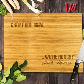 Chop Chop Mum Bamboo Cutting Board 8x11" Chop Chop Mum Bamboo Cutting Board 8x11"