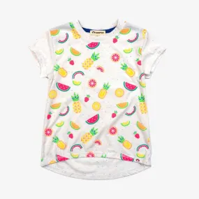 Circle Tee | Speckled White Circle Tee | Speckled White