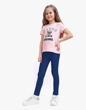 Classy Soft stretchable Legging For Kid's-Navy Classy Soft stretchable Legging For Kid's-Navy