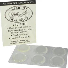 Clear Gel Oval Spots - Pillows for Pointes Clear Gel Oval Spots - Pillows for Pointes