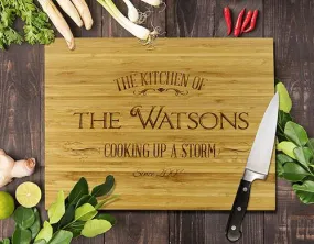 Cooking Up A Storm 2 Bamboo Cutting Board 12x16" Cooking Up A Storm 2 Bamboo Cutting Board 12x16"