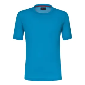 Cotton T-Shirt in Bright Blue Cotton T-Shirt in Bright Blue